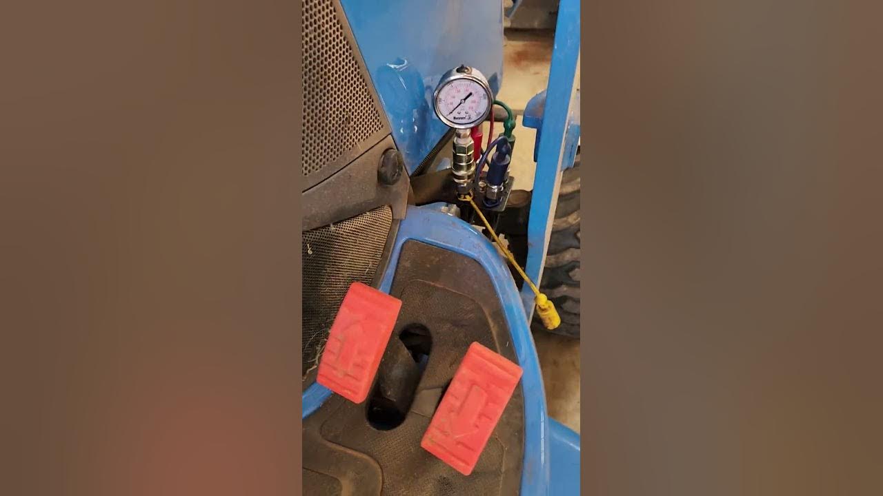 LS tractor hydraulic pressure test YouTube