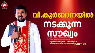 വിശുദ്ധ കുർബാനയിൽ നടക്കുന്ന സൗഖ്യം. | Fr. Daniel Poovannathil