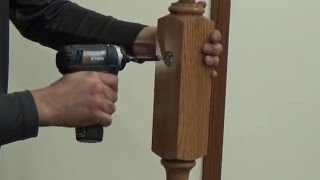 How to Connect Handrail to a Newel Post Using MiniLock Handrail Fastener