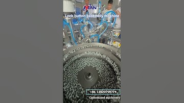 Lock button automatic assembly machine