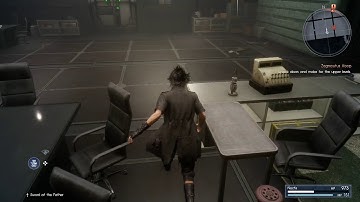 Final Fantasy 15 Get Control Panel Key Card B and C Zegnautus Keep Quest