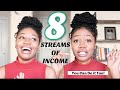 My 8 Streams of Income! How Much Money I Make on Youtube + In Real Life | Passive Income 2021