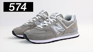 Oprecht Onrechtvaardig groei NEW BALANCE 574 GRAY | REVIEW & ON FEET - YouTube