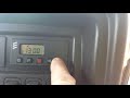 Espar Diesel Coolant Heater Setting Timer