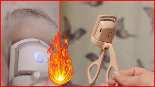 HEATED eyelash curler?! | TESTING!!