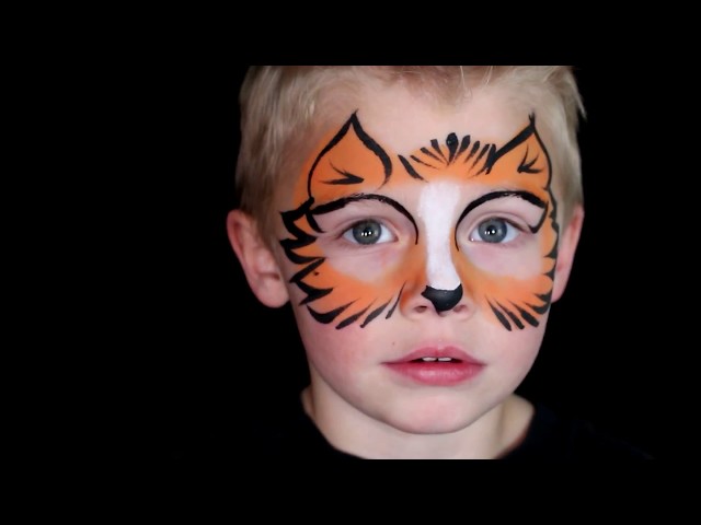 EASY Fox Face Painting Makeup Tutorial 