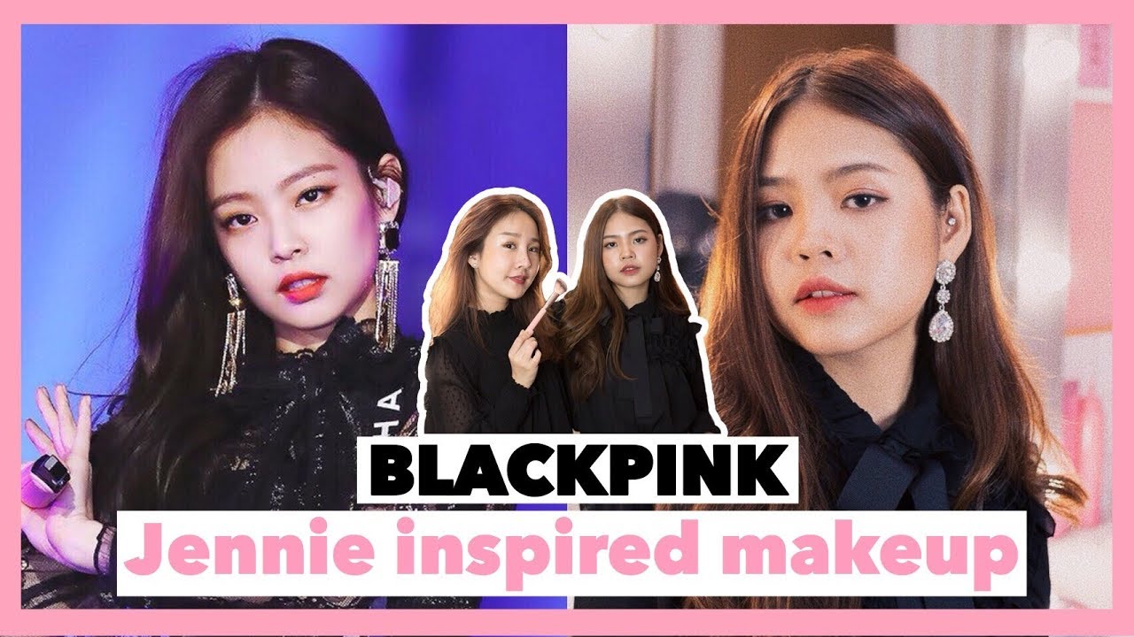 JENNIE BLACKPINK INSPIRED MAKEUP 💄จับเพื่อนมาแปลงโฉมเป็นเจนนี่คิม 🙈🤫💕| Brinkkty