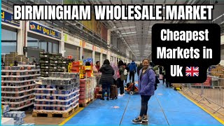 UK LIVING || £200 $254 worth of foodstuff in Birmingham Wholesale Market + Cost of living crisis