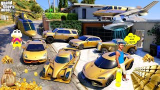 FRANKLIN TOUCH ANYTHING BECOME GOLD 🤑 || EVERYTHING IS FREE 😍 IN GTA 5 🔥