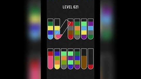 Water sort puzzle level 621