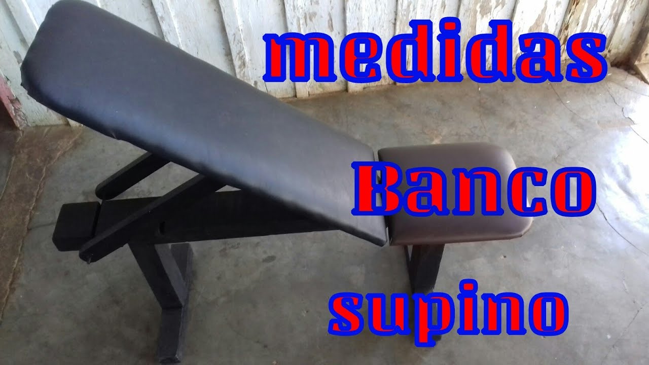 Medidas do Banco de supino reclinável - YouTube