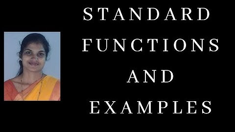 Laplace Transform Tutorial : Standard functions and examples