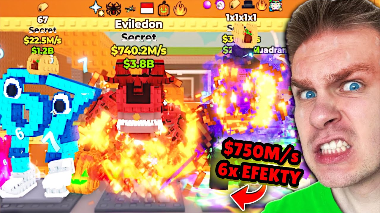 Ukradłem ⚠️ ($750M/s) *6x EFEKTÓW* EVILEDON 🔥 w STEAL a BRAINROT w Roblox! 🤯