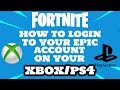 Fortnite Epic Account Xbox