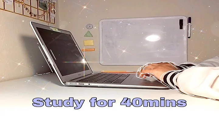 Study with me | Late Night | No music | 40 mins