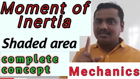 Moment of Inertia of shaded area || M.O.I.07 || Engineering Mechanics || Sumit Dwivedi ||
