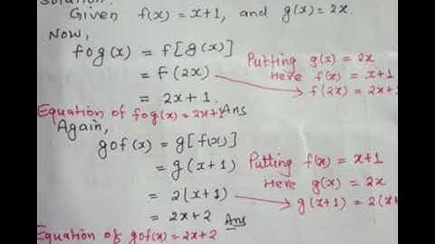 solution of composite function class 10 optional mathematics