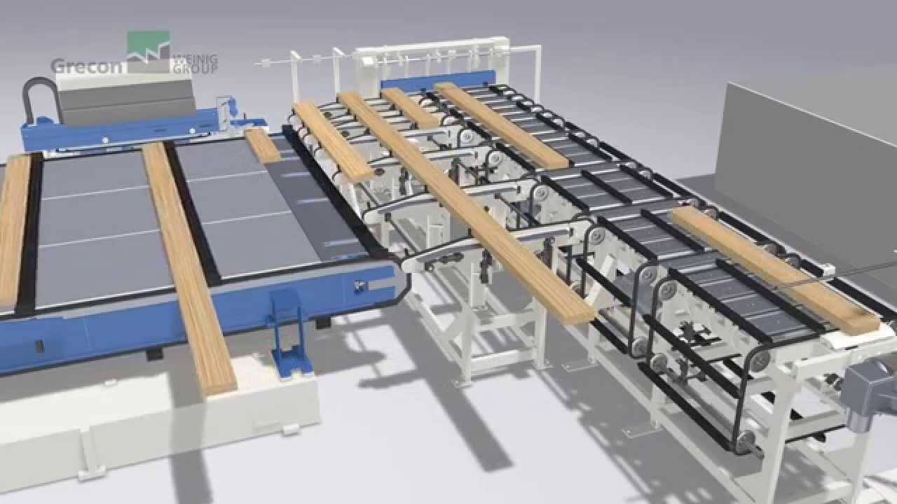 New Horizontal-Keilzinkenanlage für Konstruktionsholz HS 6000