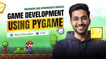 Learn Game Development with Python & Pygame | Live Coding Session