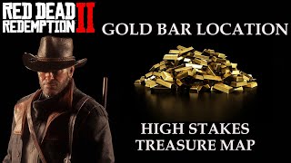 RED DEAD REDEMPTION 2 HIGH STAKES TREASURE MAP GOLD BAR LOCATION