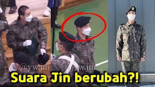 Kim Seokjin hebohkan ARMY dengan suaranya di upacara penyelesaian militer?!