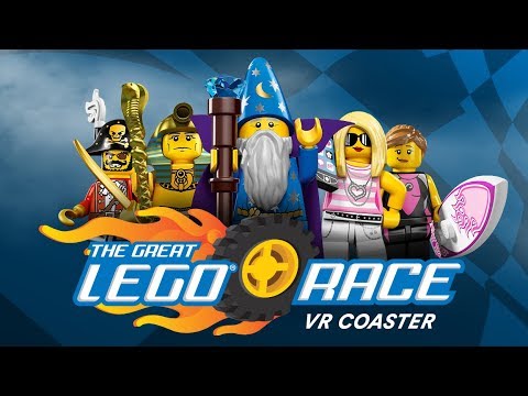 The Great LEGO Race - Roller Coaster Thrills Meet Virtual Reality Technology!