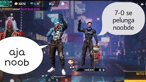 RANDOM PLAYER CALL ME NOOB😡 AND CHALLENGE FOR 1v2 😂