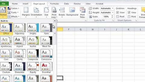 Microsoft Excel: How to Apply a Theme and Bold the Entire Worksheet