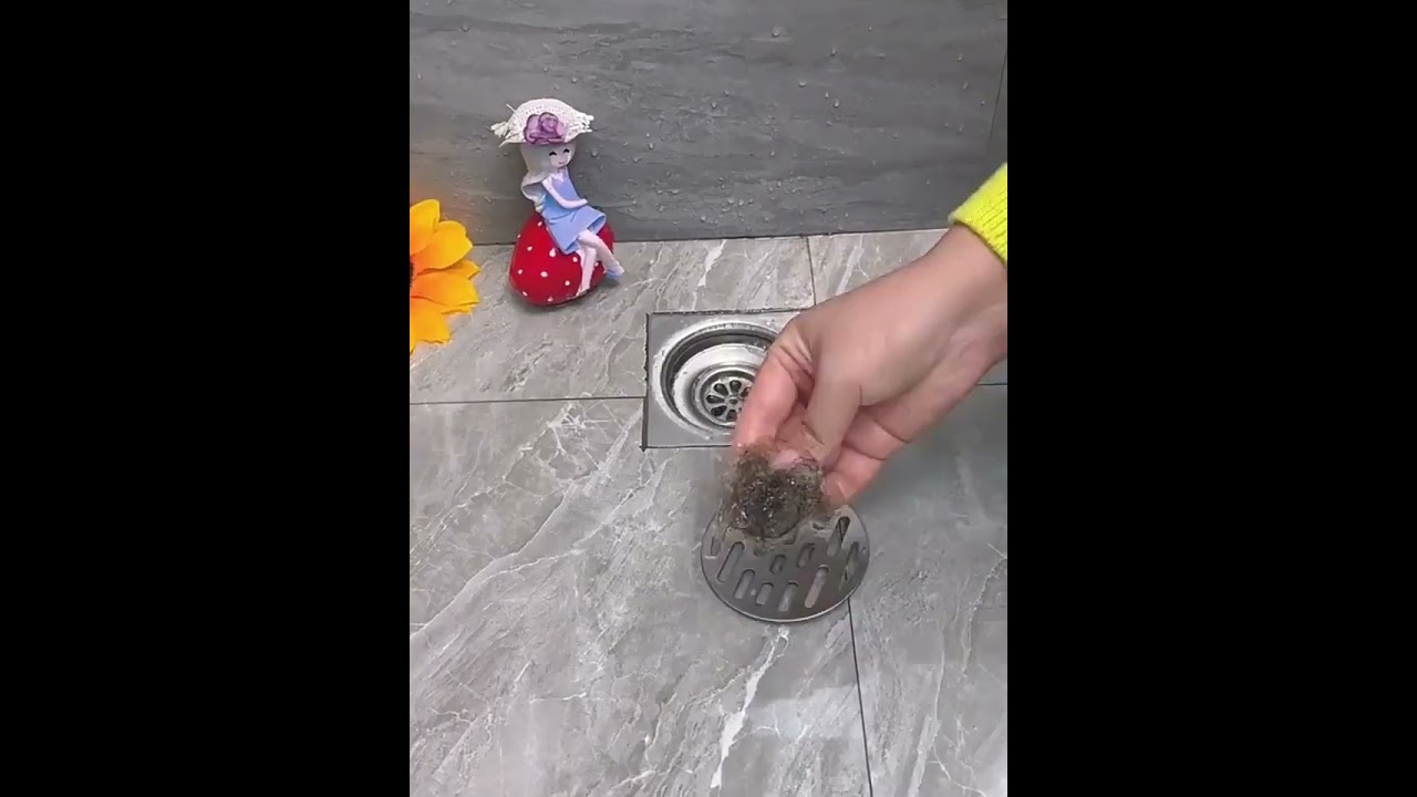 Disposable Shower Drain Hair Catcher Mesh Shower Drain Covers Flo