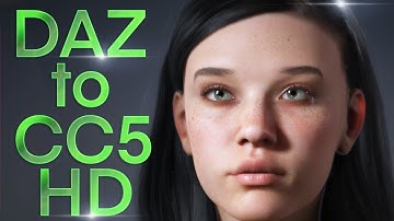DAZ to CC5 HD (complete workflow)