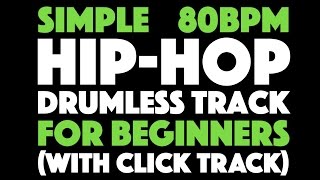 Funky Hip Hop Easy Drumless Backing Track For Beginners (With Click)