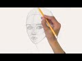 Уроки рисования. Как нарисовать ЛИЦО ЧЕЛОВЕКА карандашом | Art School