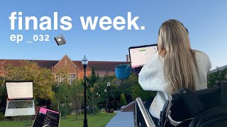 college finals week: a productive study vlog