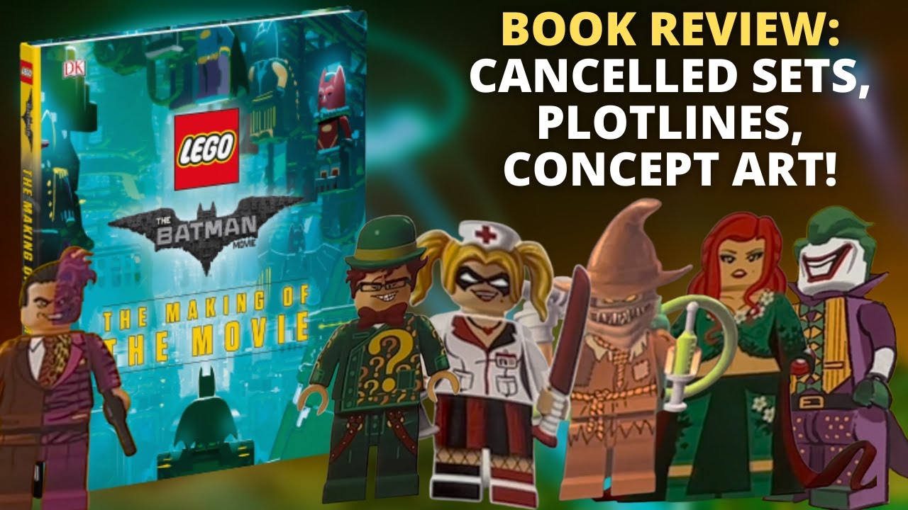 The LEGO Batman Movie Concept Art Book Review and Analysis! Alt Designs and  Prototypes! - YouTube