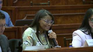 Fiscal general del Estado, Diana Salazar, comparece ante Comisión de Fiscalización  AN