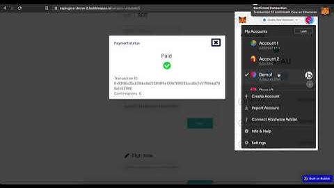 Web3.js no-code plugin - Send a token example