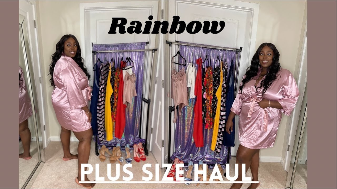 AFFORDABLE PLUS SIZE CLOTHING HAUL| RAINBOW SHOPS+SHAPEWEAR