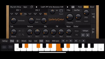 Nathan K5H On Synthesizer