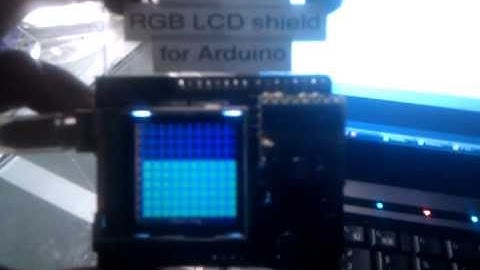 Arduino RGB LCD with Processing