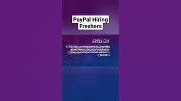 PayPal Hiring Freshers| Full stack & Frontend developer| Fresher Job #subscribe #jobseekers #shorts