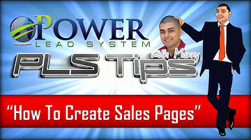 #45: "Creating Power Lead System Sales Pages" | PLS Tips with Manny