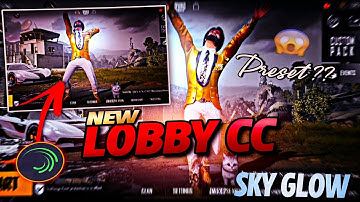 Pubg Lobby Color Grading And Sky Glow  Like Pc🔥 | Lobby Cc & Sky Glow Preset/Xml??😍 | Mr TOM Playz