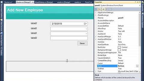 Complete Hospital project in C# in pashto #4