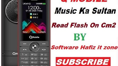 How to QMOBILE MUSIC KA SULTAN READ FLASH BY CM2 || Hafiz it Zone