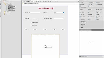 [JAVA] Java 2- P6 - Kéo thả giao diện Desktop (Combobox thể loại - Radio button trạng thái)