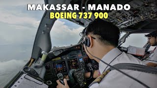 COCKPIT VIEW // RUTE JAKARTA - MAKASSAR - MANADO // LANDING MULUSSS