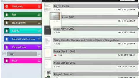 Notability Part 2 - Folders and Organize
