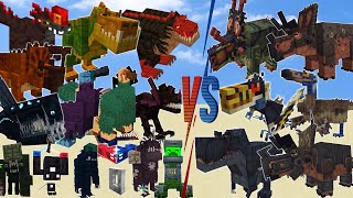 Alex's Caves VS The Dawn Era - Minecraft Mob Battle