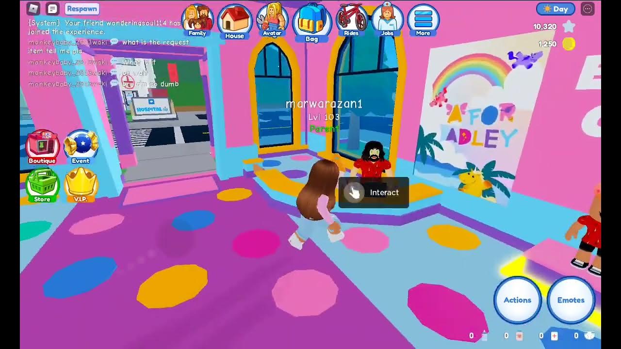 daycare I unlocked adley (Roblox). YouTube