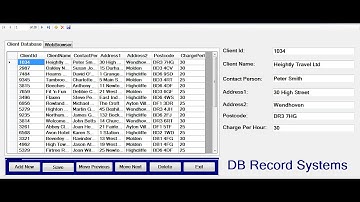 How to create Database Record Systems in Visual Basic.Net